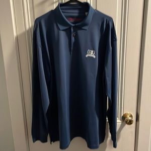 Like new L/S blue golf polo shirt sz XL